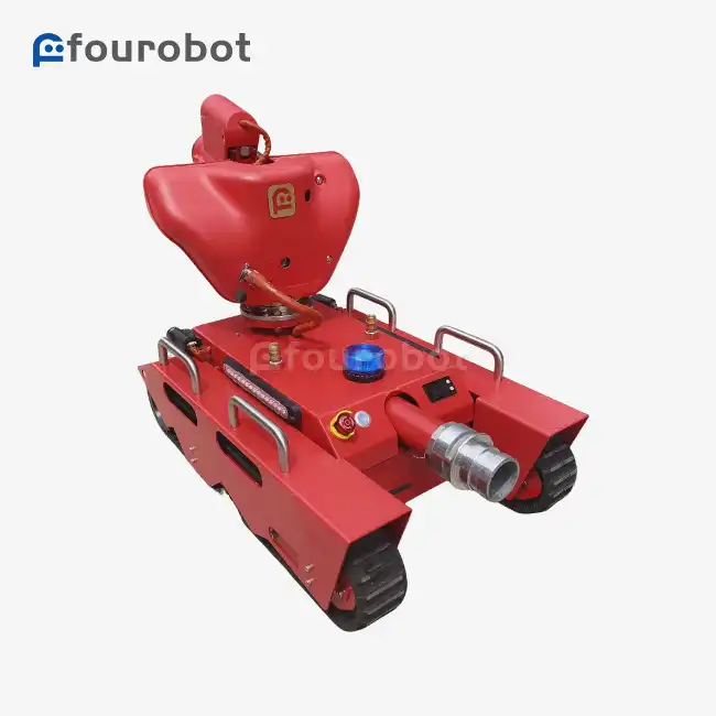 How to Work a Portable Fire Robot?